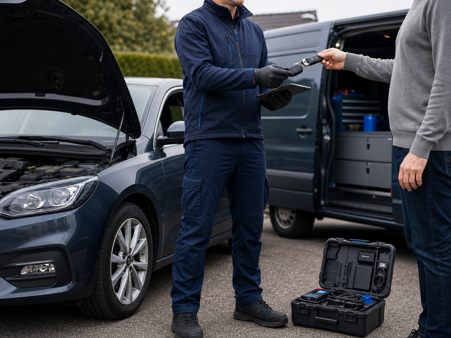 Mobile mechanic and collection support at DNP GARAGE