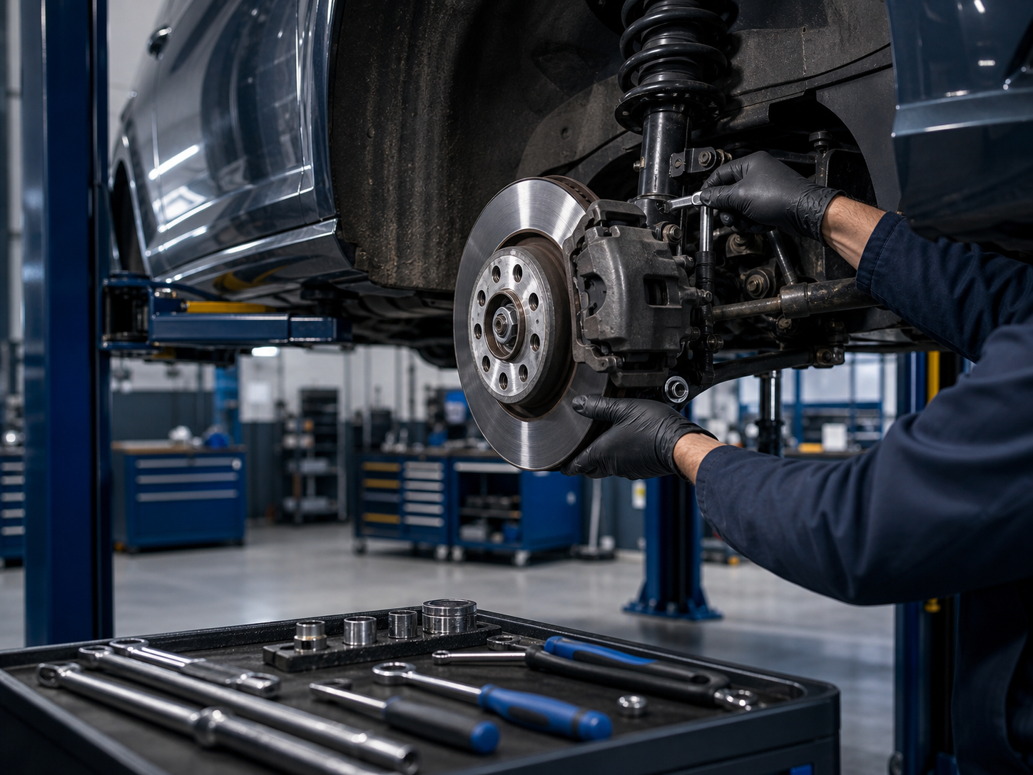 Brake and suspension repairs at DNP GARAGE